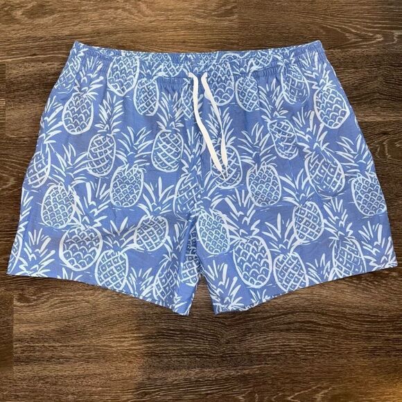 NWOT Chubbies Men’s The Thigh-Napples 5.5” Pineapple Classic SwimTrunk Size XXXL - Picture 4 of 6